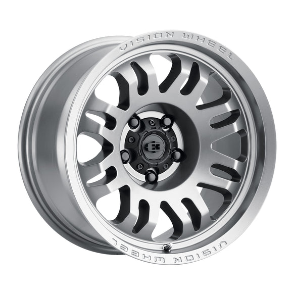 18x9 Vision 409 Inferno Gray Wheel 8x180 ET-12 CB124.1