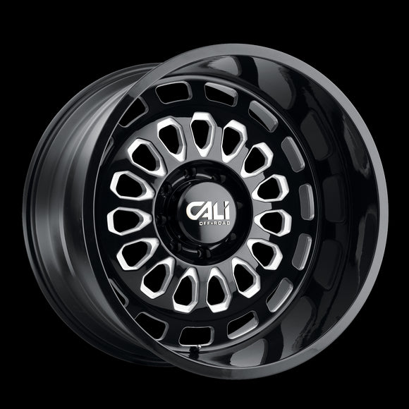 24X14 Cali Off-Road Paradox Black-Gloss Wheel/Rim 8x165.1 ET-76