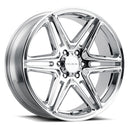 24x9.5 Vision 476 Wedge Chrome Wheel 6x139.7 ET30 CB78.1-2