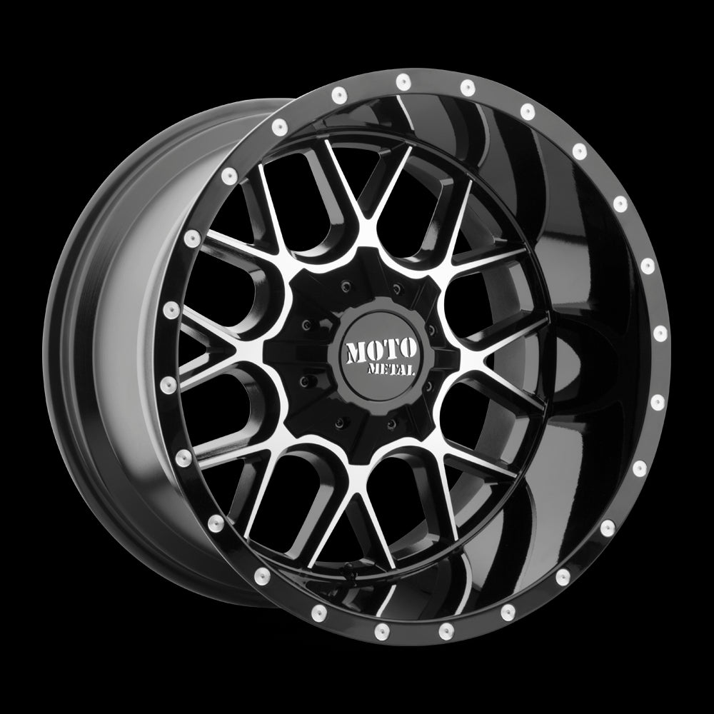 20X9 Moto Metal MO986 SIEGE G-BLK MACH 6X135/6X139.7 ET0 wheel/rim