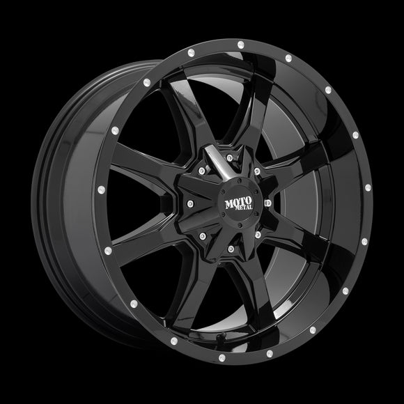 18X10 Moto Metal MO970 Black/Milled 5x127/139.7 ET-24 wheel/rim