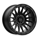 17X9 KMC KM542 Impact Satin Black 5X127 ET-12 wheel/rim-1