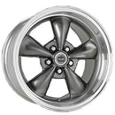 18x8 American Racing Torq Thrust M Anthracite Wheel 5x114.3 18-8 5-114.3-4