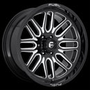 22X12 Fuel D662 Ignite Gloss Black Milled 8X170 ET-43 wheel/rim-3