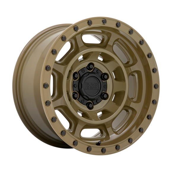 17X8.5 Black Rhino CONVOY Gator Green 5X127 ET-18 wheel/rim