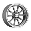 18X10 American Racing VN510 DRAFT VINTAGE SLV DIA LP 5X114.3 ET0 wheel/rim-2
