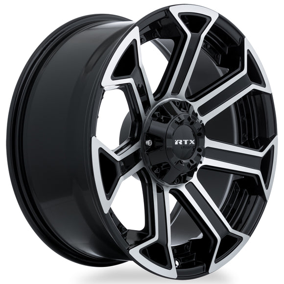 20x9 RTX Peak Gloss Black Machined 6x135/139.7 ET0 wheel/rim