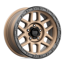 20X9 KMC KM544 MESA Matte Bronze With Black Lip 5X127 ET0 wheel/rim-3