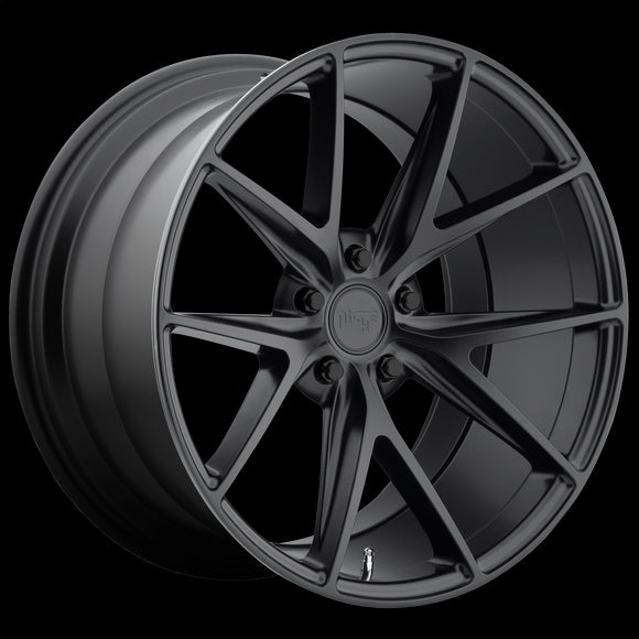 19x8.5 Niche Misano Matte Black Wheel/Rim 5x100 5-100 19-8.5