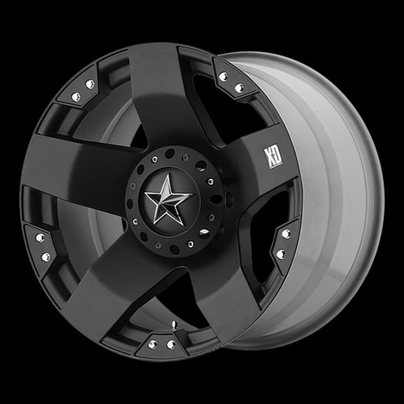 18x9 KMC XD Rockstar Black Wheel/Rim 6x135 6-135 18-9 ET0