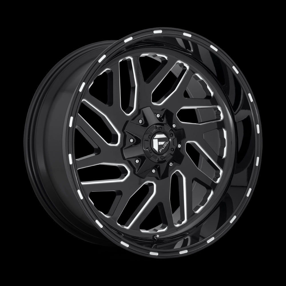 22X10 Fuel D581 Triton Gloss Black Milled 6X135/6X139.7 ET-19 wheel/rim - 0