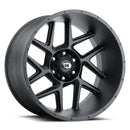 20x9 Vision 360 Sliver Satin Black Wheel 8x165.1 ET12 CB125.2-2