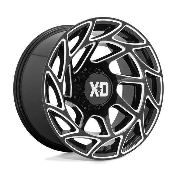 20X10 XD XD860 ONSLAUGHT Gloss Black Milled 8X170 ET-18 wheel/rim