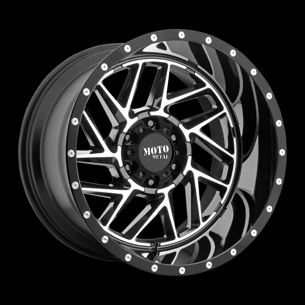 20X9 Moto Metal MO985 BREAKOUT Gloss Black Machined 5X127 ET0 wheel/rim