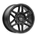 17X8 KMC KM716 NOMAD Satin Black 5X108 ET38 wheel/rim-1