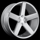 26X10 Dub Baller Gloss Silver Brushed 6x139.7 S218260084+20-3