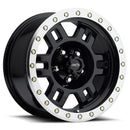 Vision 398 Manx Gloss Black Machined Lip 18X9 5x5.5 (5x139.7) ET0 wheel-2