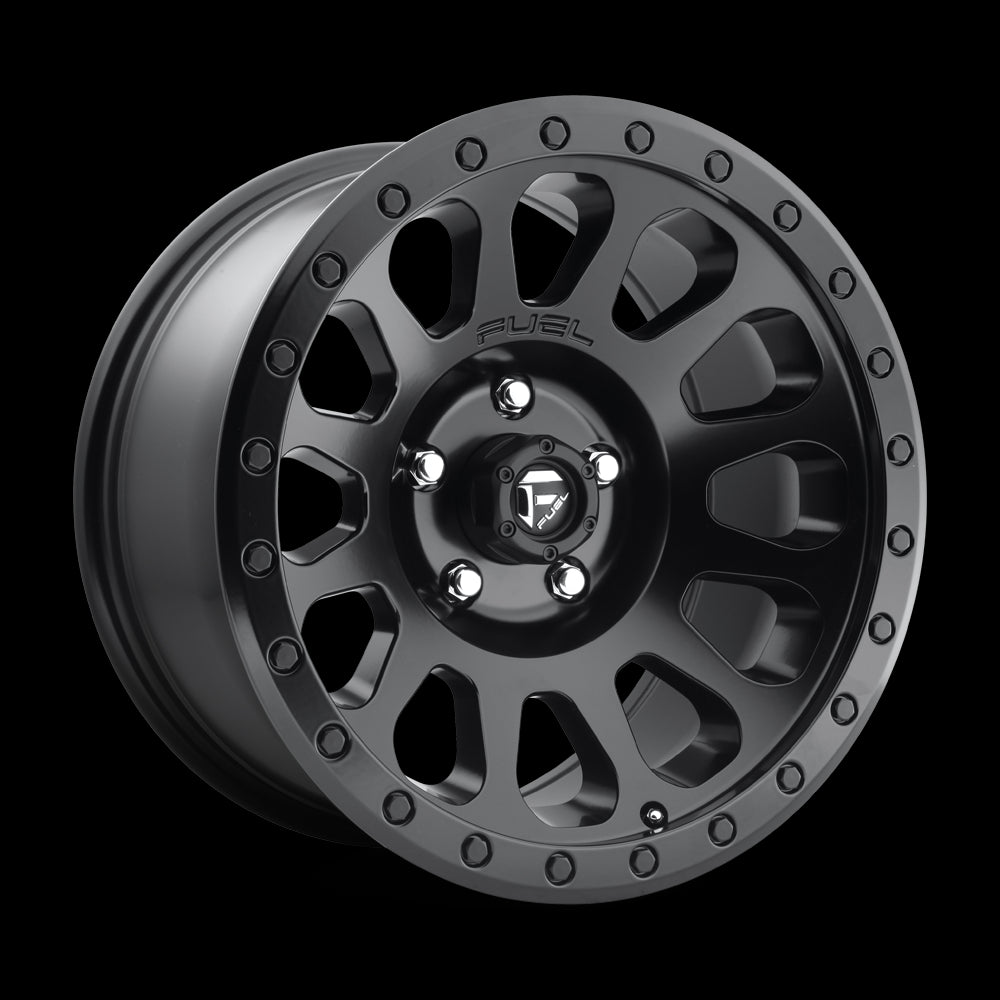 17X9 Fuel D579 Vector Matte Black 5X127 ET-12 wheel/rim