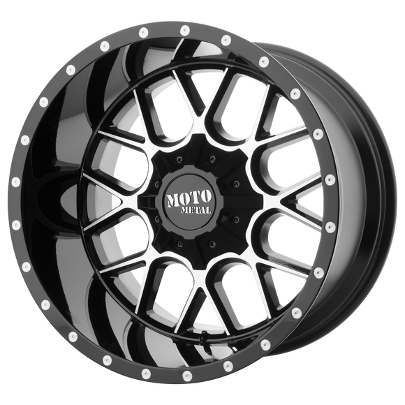 20X9 Moto Metal MO986 SIEGE G-BLK MACH 6X135/6X139.7 ET18 wheel/rim