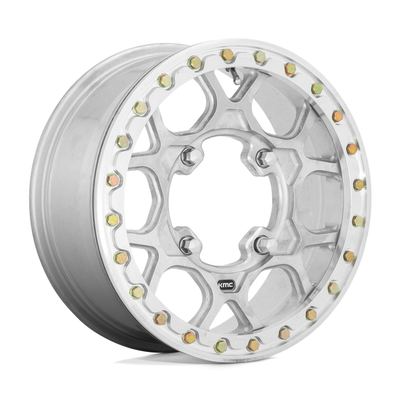 15X6 KMC ATV KS433 MESA Beadlock FORGED RAW-MACH-FRG 4X156 ET38 wheel/rim