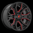 20X10 Fuel D712 RAGE Gloss Black-RTTC 5X127/5X139.7 ET-18 wheel/rim-3