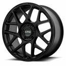 17X8 KMC KM708 Bully Satin Black 5X110 ET38 wheel/rim-4