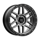 17X9 KMC KM544 MESA Satin Black With Gray Tint 5X127 ET-12 wheel/rim-1