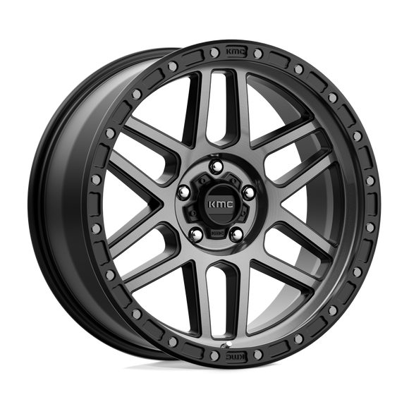 17X9 KMC KM544 MESA Satin Black With Gray Tint 5X127 ET-12 wheel/rim