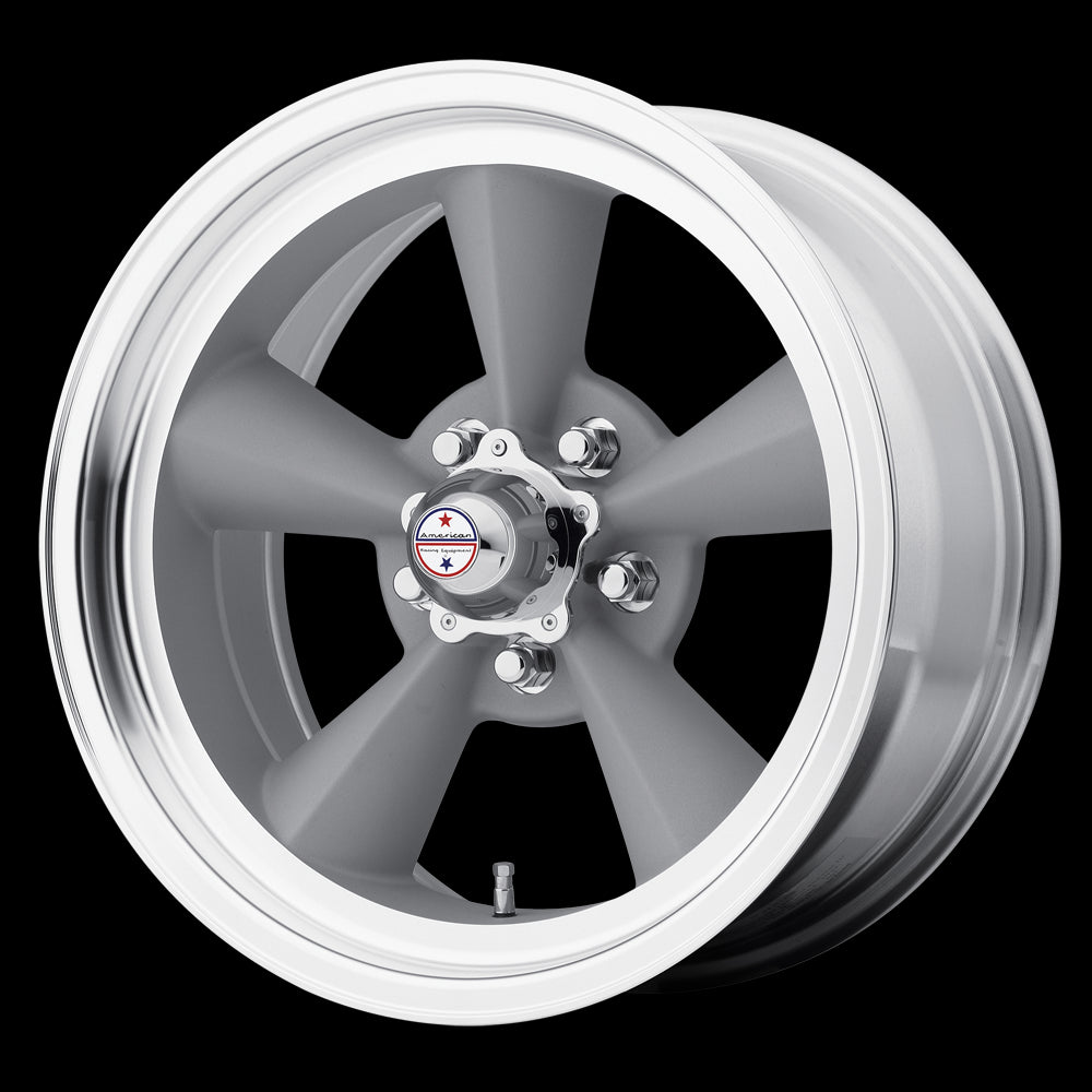 17X7 American Racing TT O Silver W/ Machined Lip Wheel/Rim 5x114.3 ET0 - 0