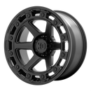 17X9 XD XD862 RAID Satin Black 6X120 ET0 wheel/rim-3