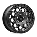 17X8 KMC KM545 TREK Satin Black With Gray Tint 5X114.3 ET35 wheel/rim-1