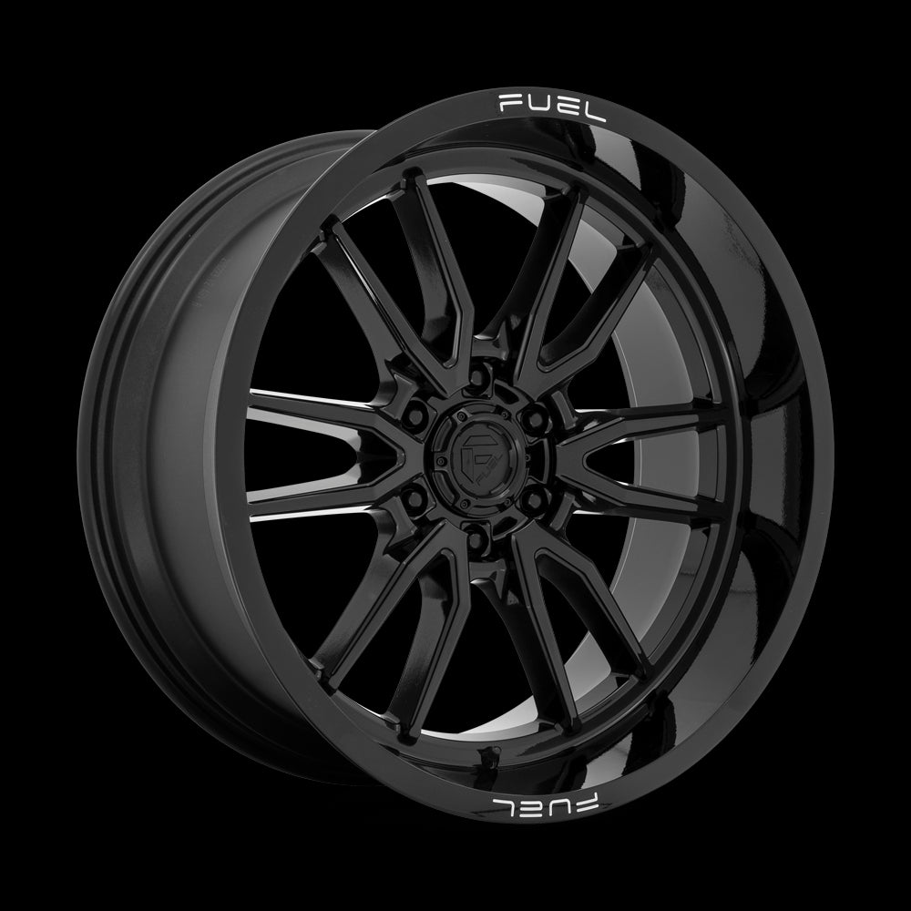 22X10 Fuel D760 Clash Gloss Black 6X139.7 ET-18 wheel/rim