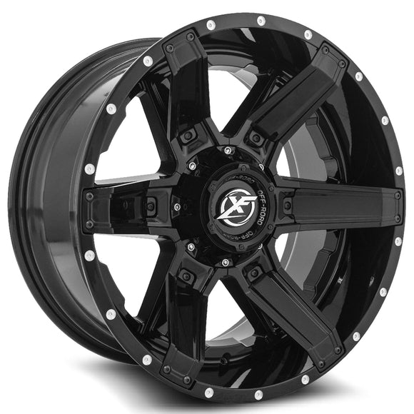 22x12 XF Off-Road XF-214 Black 5x139.7/150 ET-44 wheel/rim