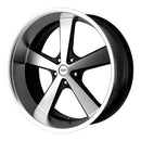 22x11 American Racing NOVA Black Wheel/Rim 5x127 22-11 5-127 ET18-4