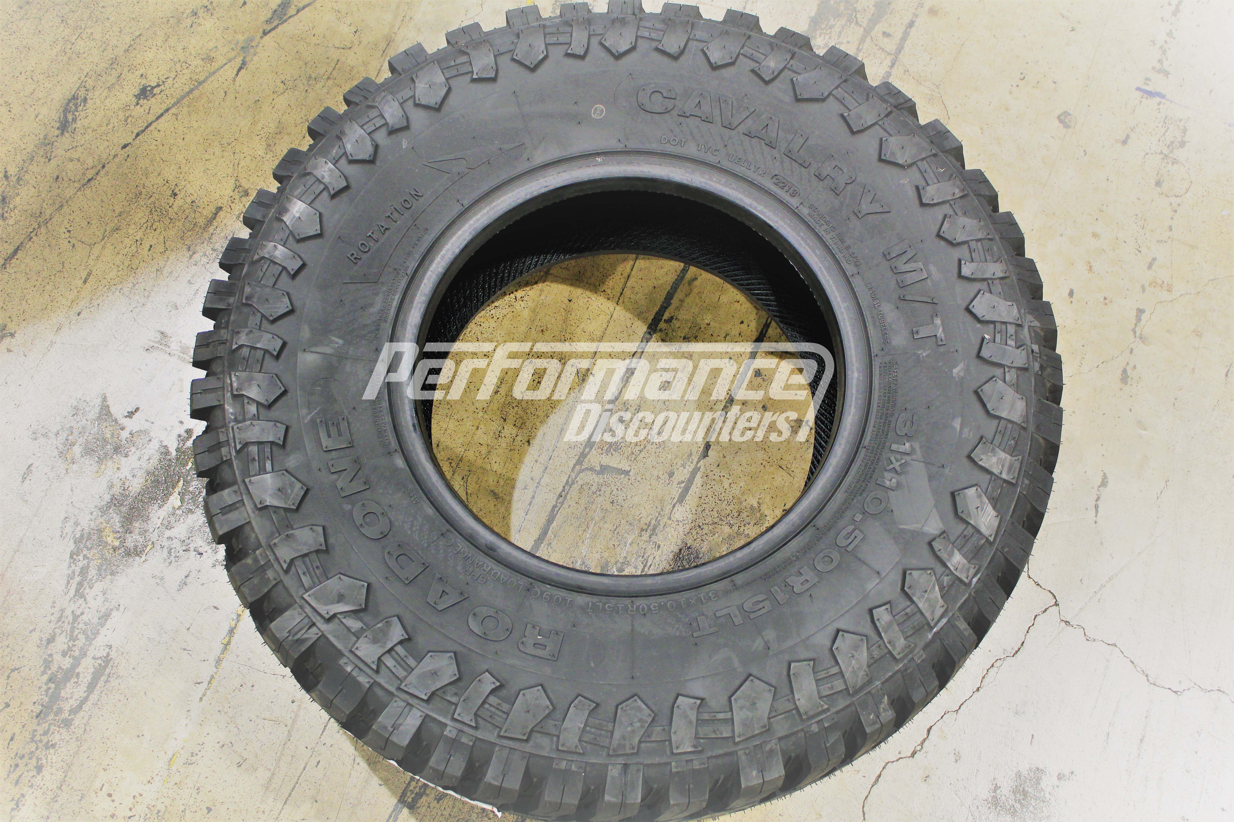 Roadone Cavalry M/T Mud Tire(s) 31X10.50R15 LRC BSW 109Q 31105015