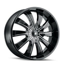 24X9.5 Mazzi Rolla Black-Milled Wheel/Rim 5x127 ET18 374-24952B-4
