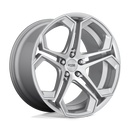 20X10.5 Foose Impala Gloss Silver Machined 5x114.3 F170200565+40-2