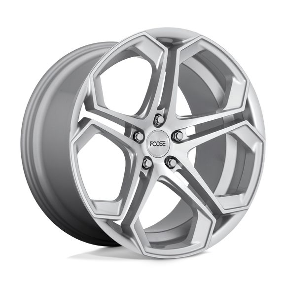 20X10.5 Foose Impala Gloss Silver Machined 5x114.3 F170200565+40