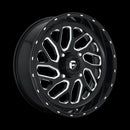 20X7 Fuel UTV D581 Triton Gloss Black Milled 4X137 ET13 wheel/rim-2