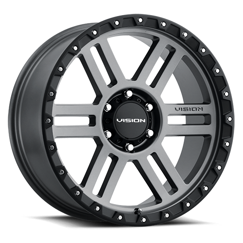 17x9 Vision 354 Manx 2 Satin Grey Wheel 8x165.1 ET12 CB125.2
