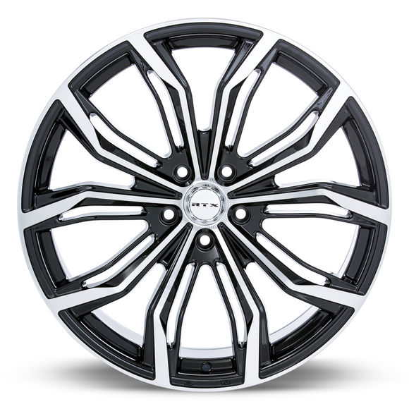 20x9 RTX Black Widow Black Machined 5x127 ET35 wheel/rim