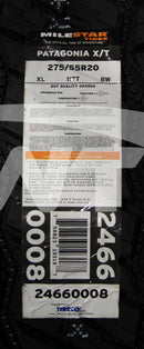275/55R20 Milestar Patagonia XT 117T BSW XL 275 55 20 2755520-8